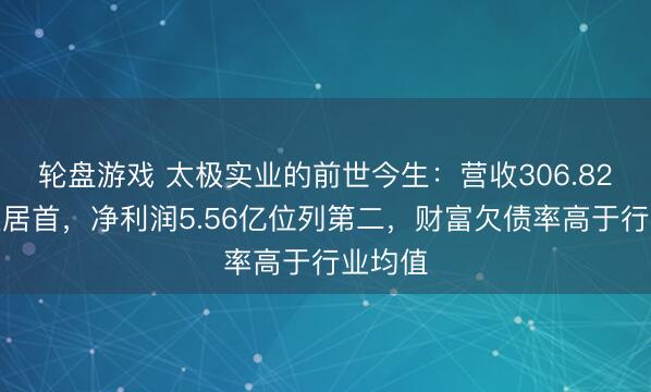轮盘游戏 太极实业的前世今生：营收306.82亿行业居首，净利润5.56亿位列第二，财富欠债率高于行业均值